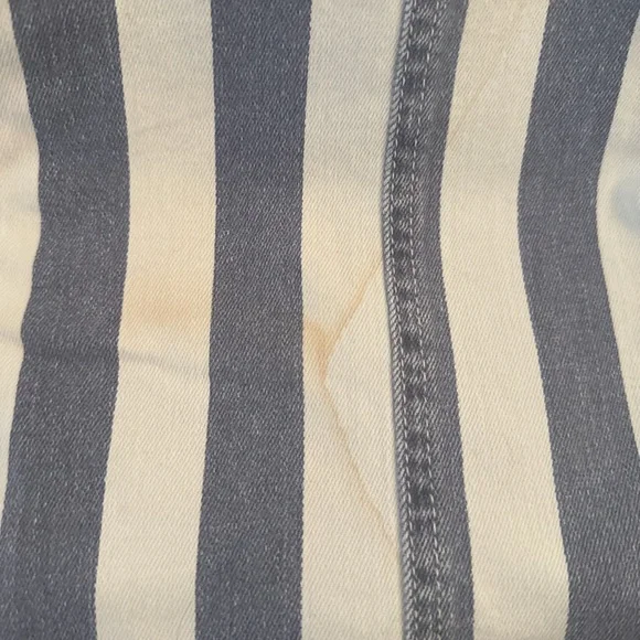 Free People Striped Jeans with Red Star Patch - Picture 5 of 7